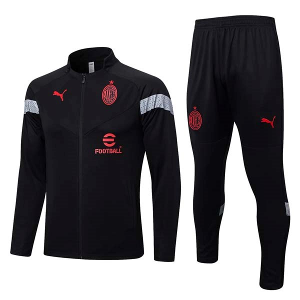 Chandal AC Milan 2022/2023 Negro Rojo